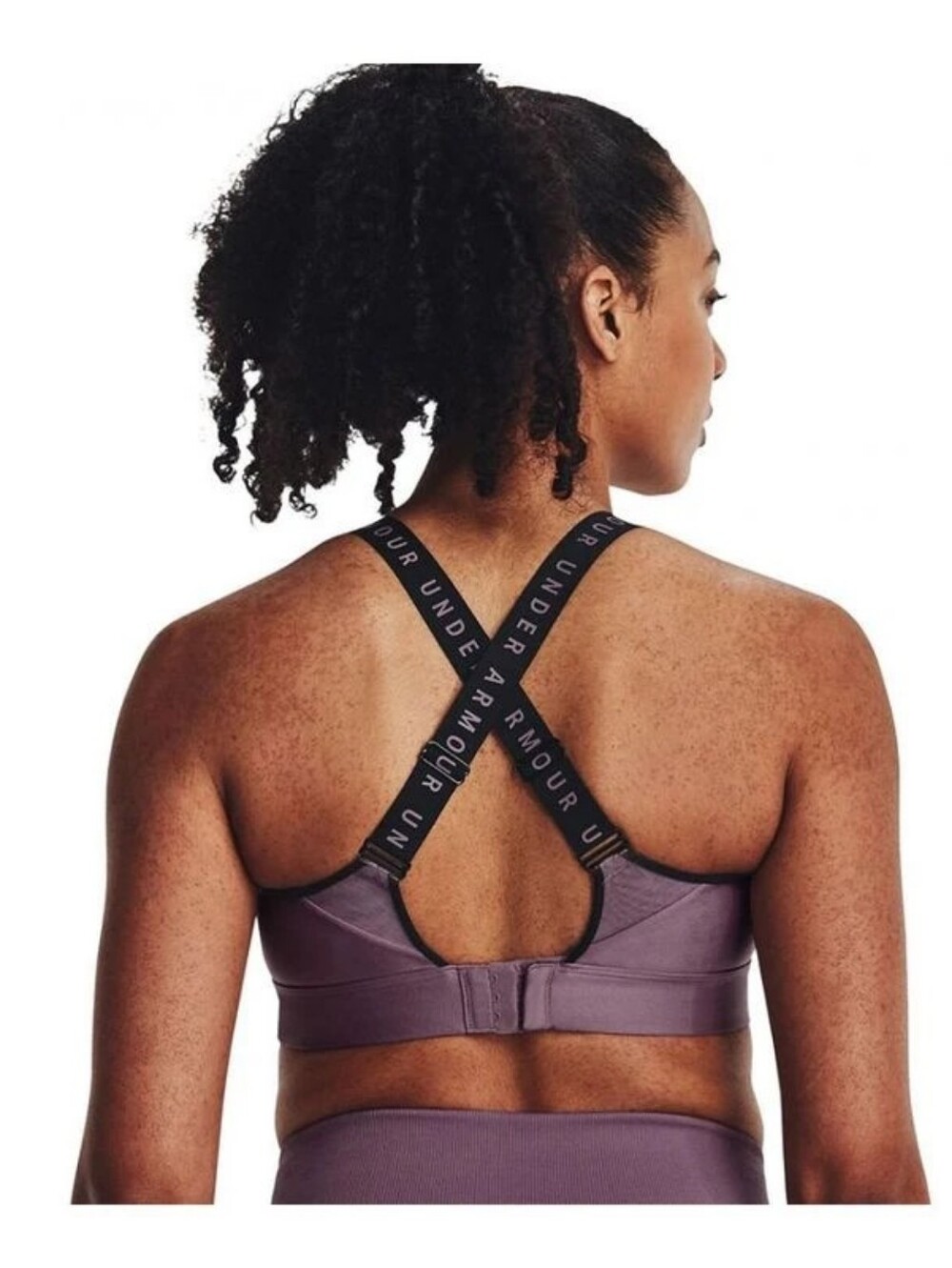 Under Armour Women’s Purple Infinity High Impact Sports Bra Sz L